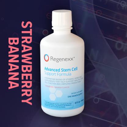 Regenexx Liquid Advanced Stem Cell Support Formula - Strawberry Banana Flavor